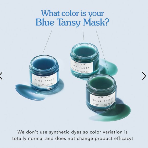 Herbivore Blue Tansy BHA and Enzyme Pore Refining Mask - Picture 3 of 3